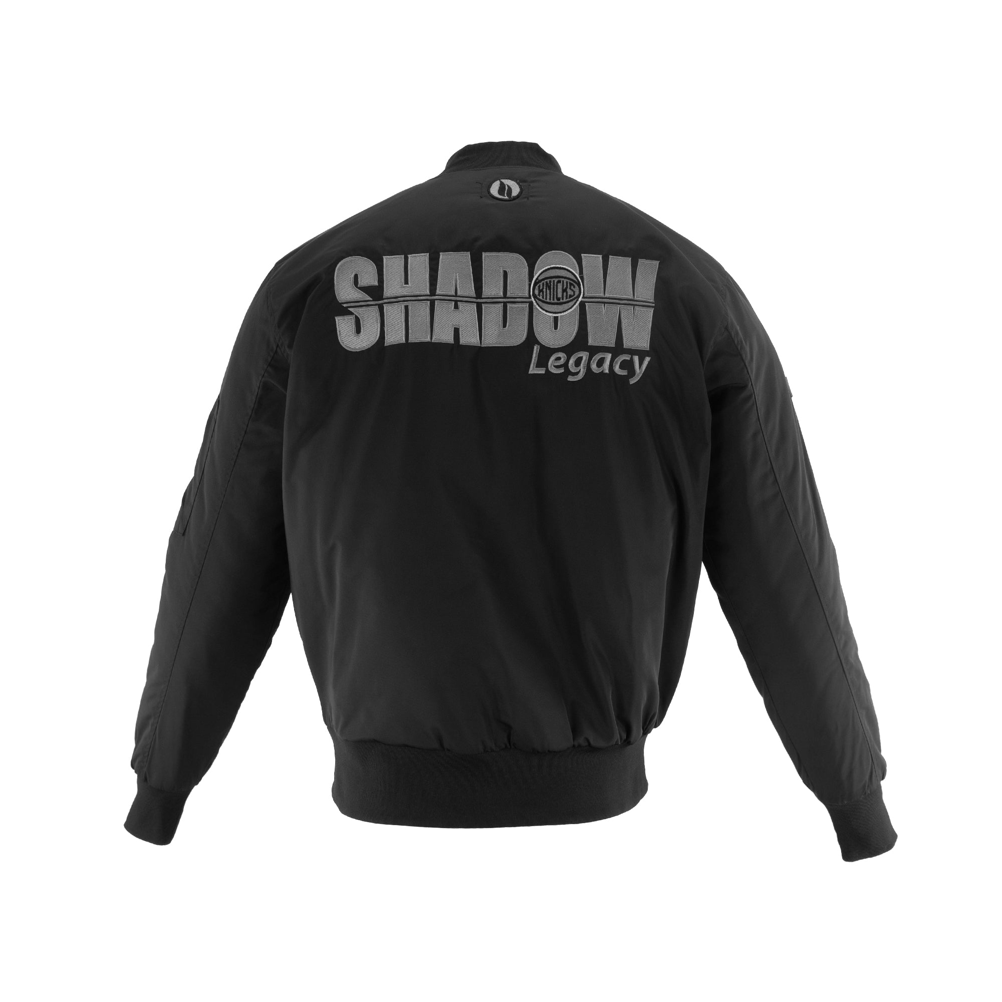 Knicks Shadow Coaches Flight Jacket - Black
