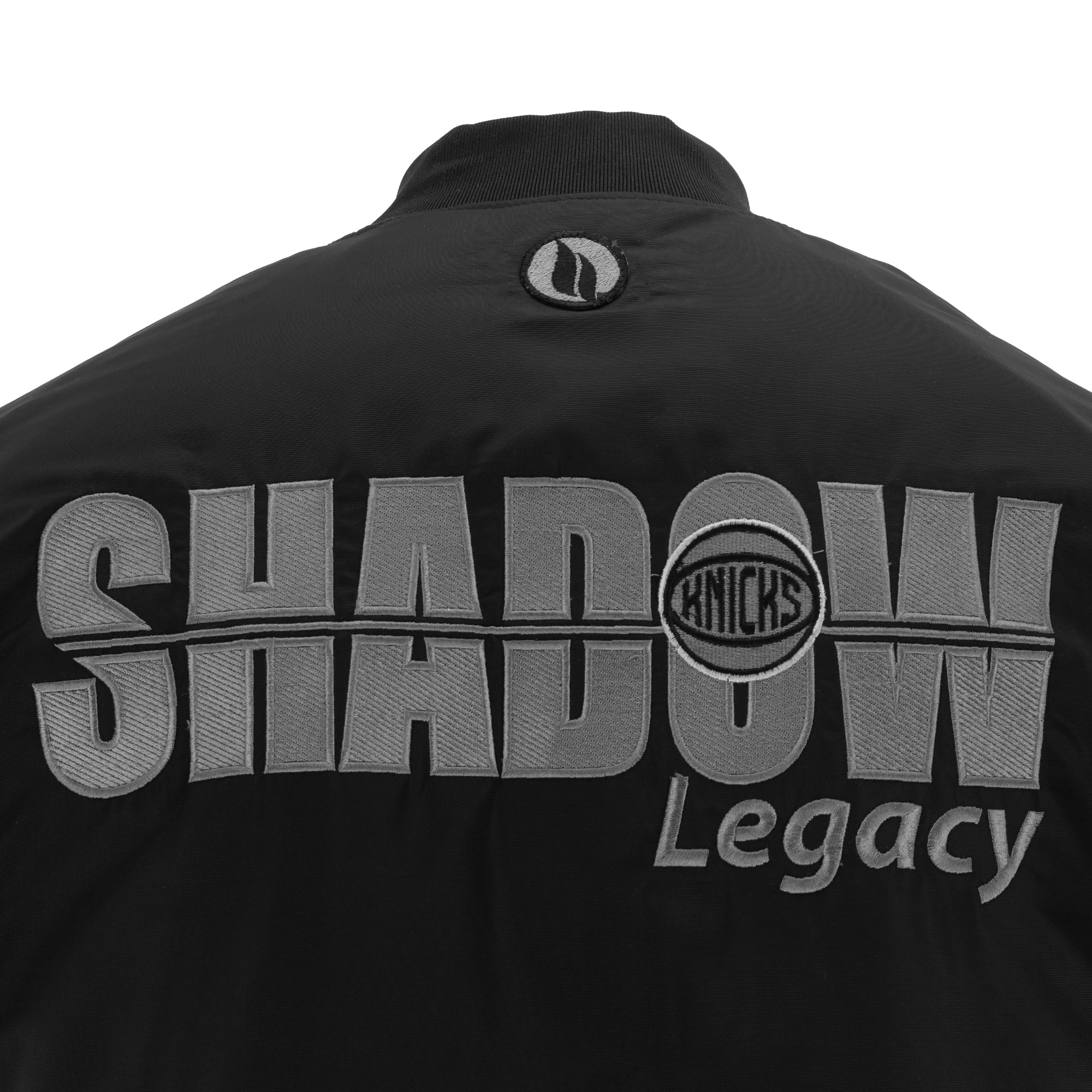 Knicks Shadow Coaches Flight Jacket - Black