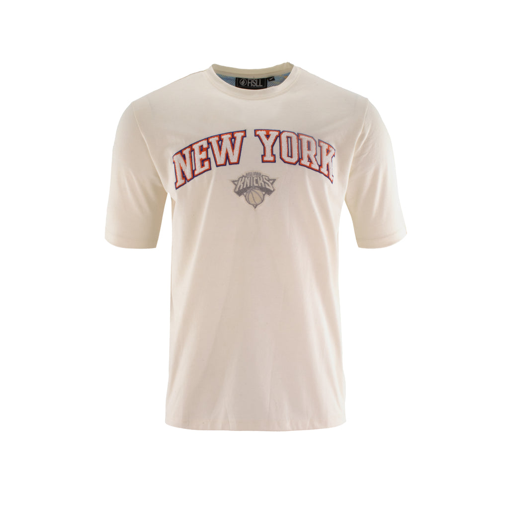 Knicks Shadow Legacy Jersey Short Sleeve Tee - Cream