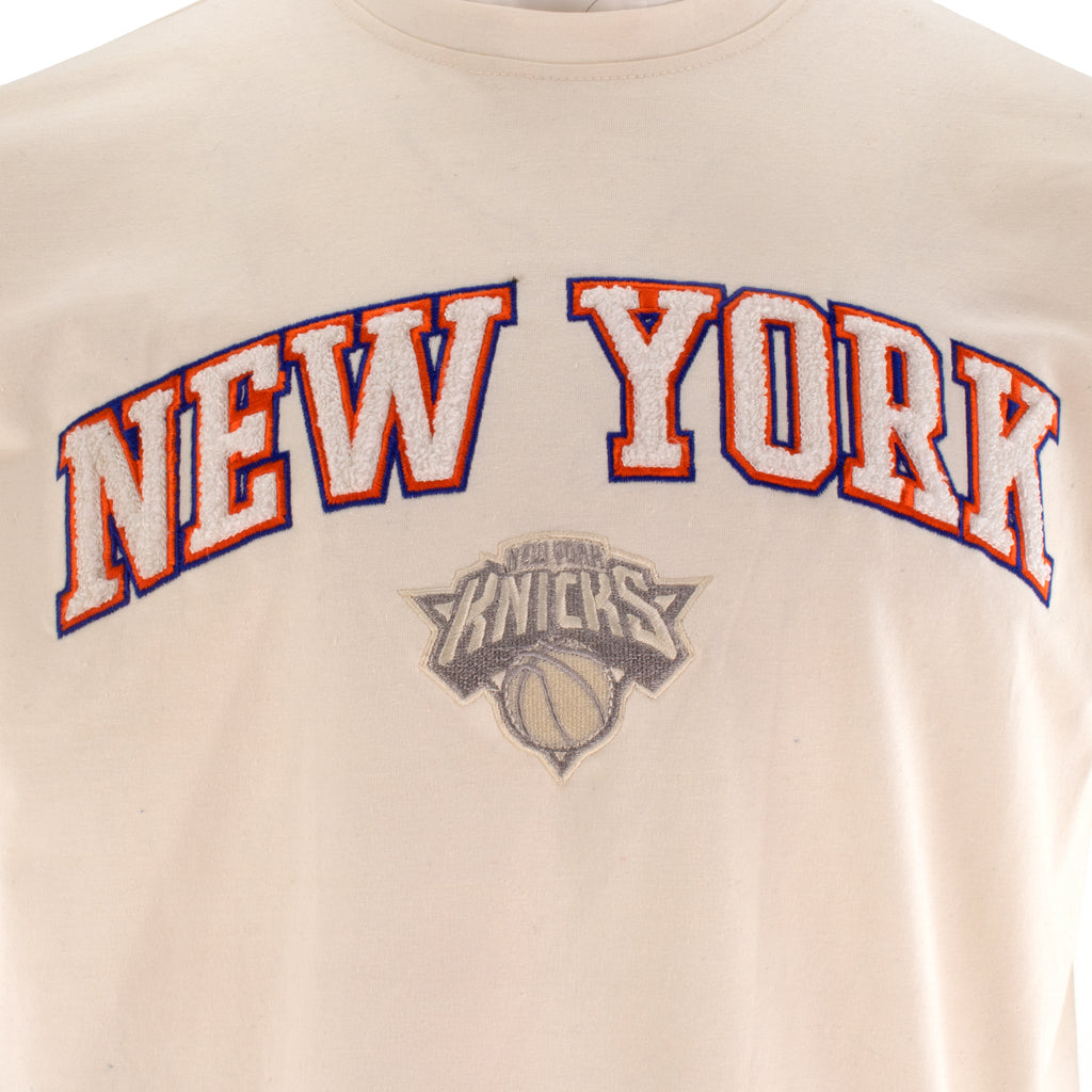 Knicks Shadow Legacy Jersey Short Sleeve Tee - Cream