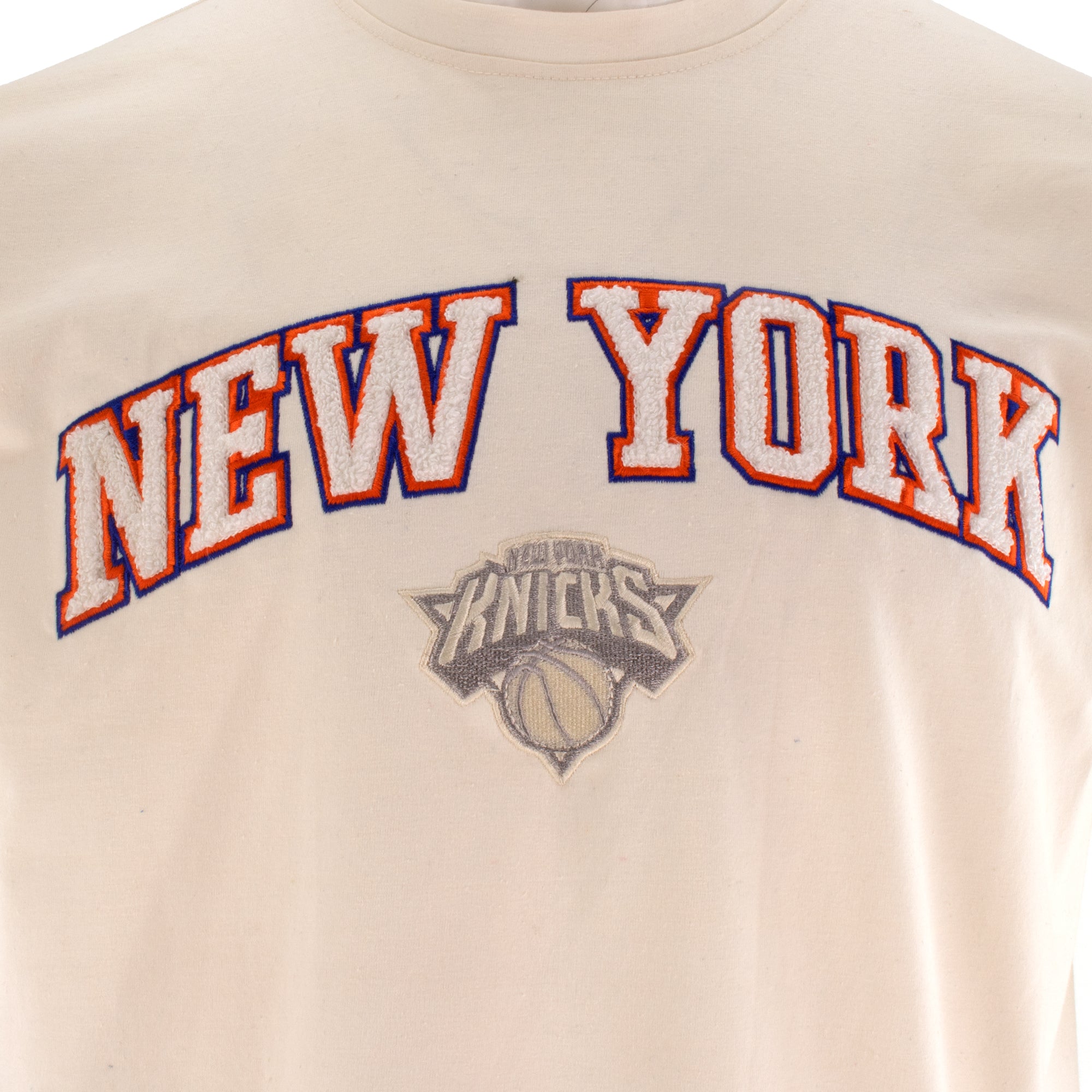 Knicks Shadow Legacy Jersey Short Sleeve Tee - Cream