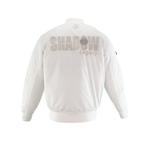 Knicks Shadow Coaches Flight Jacket - White