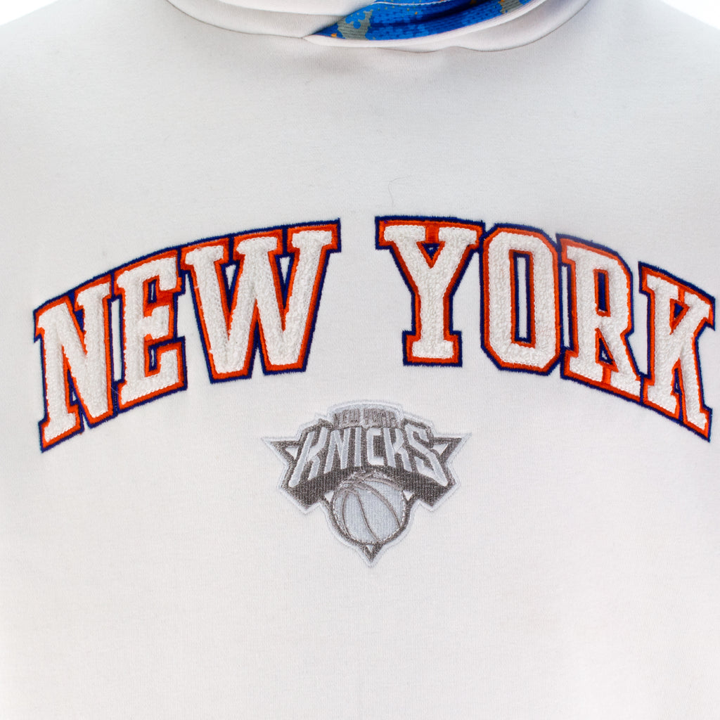 PRE-ORDER! Knicks Shadow Legacy Fleece Hoodie - White