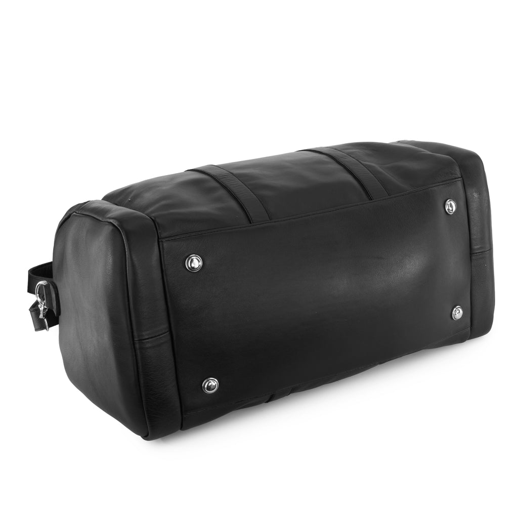 FISLL Leather Duffle Bag - Black