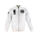 PRE-ORDER! Knicks Shadow Legacy  Leather Jacket - White