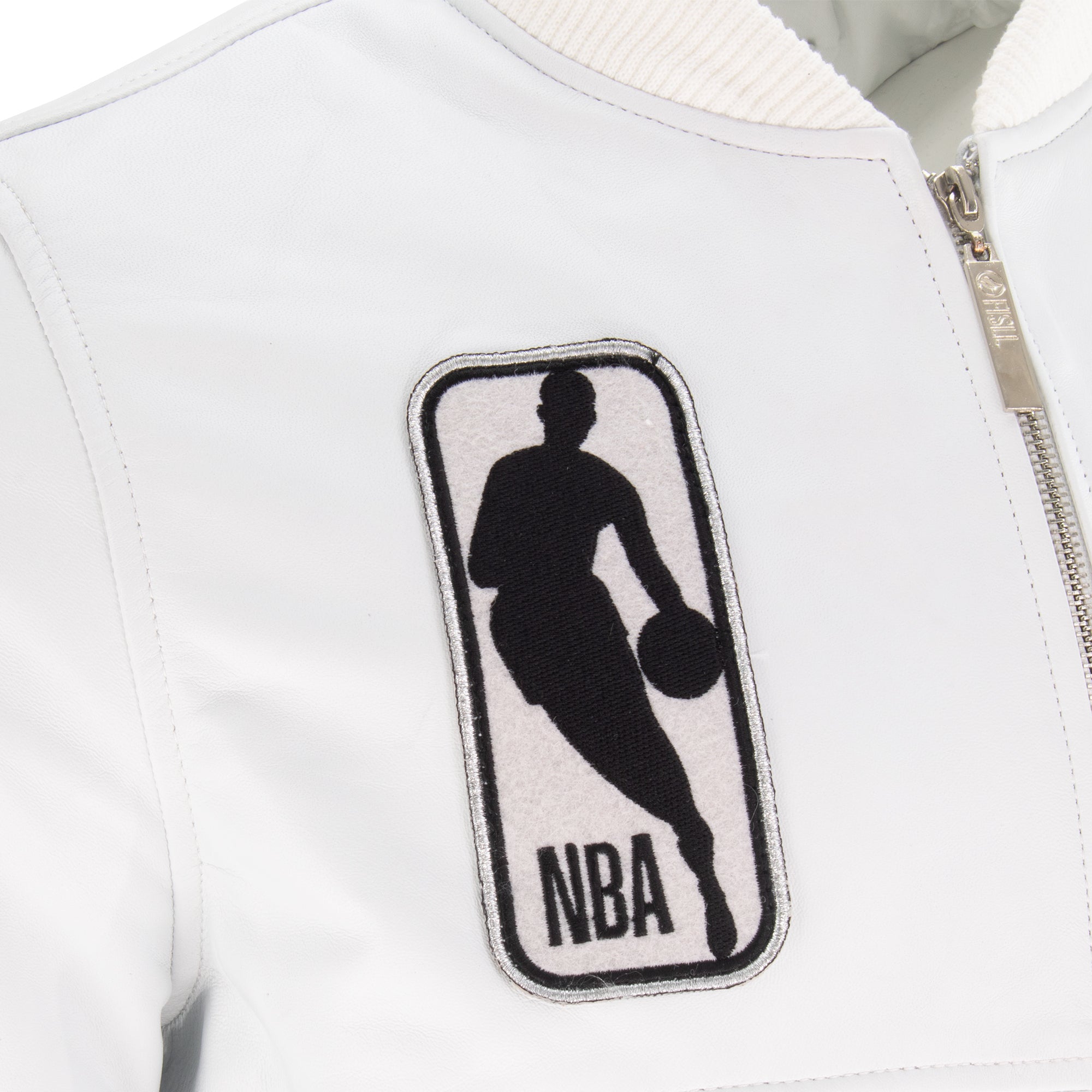 PRE-ORDER! Knicks Shadow Legacy  Leather Jacket - White