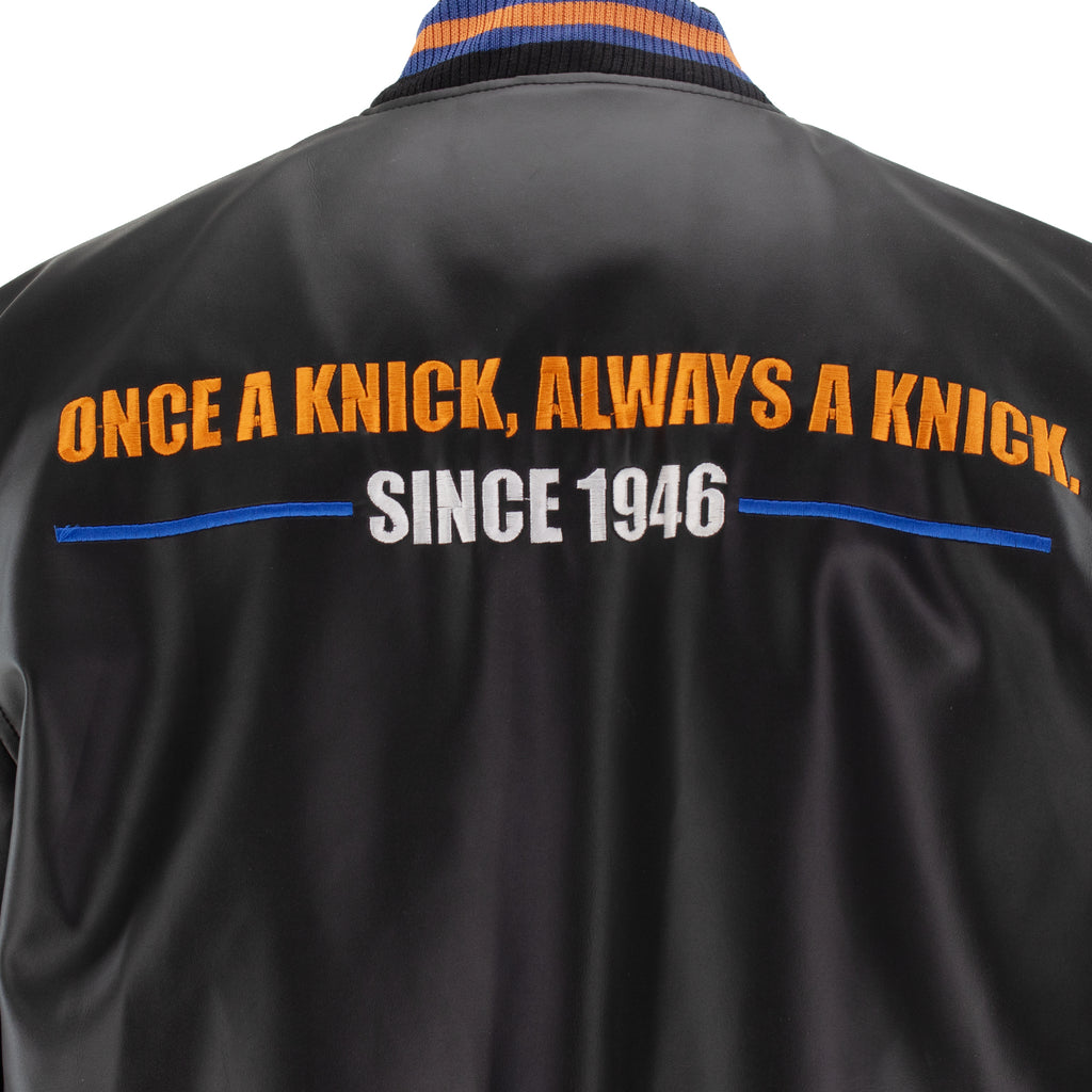 PRE-ORDER! Knicks Alumni Varsity Jacket - Black