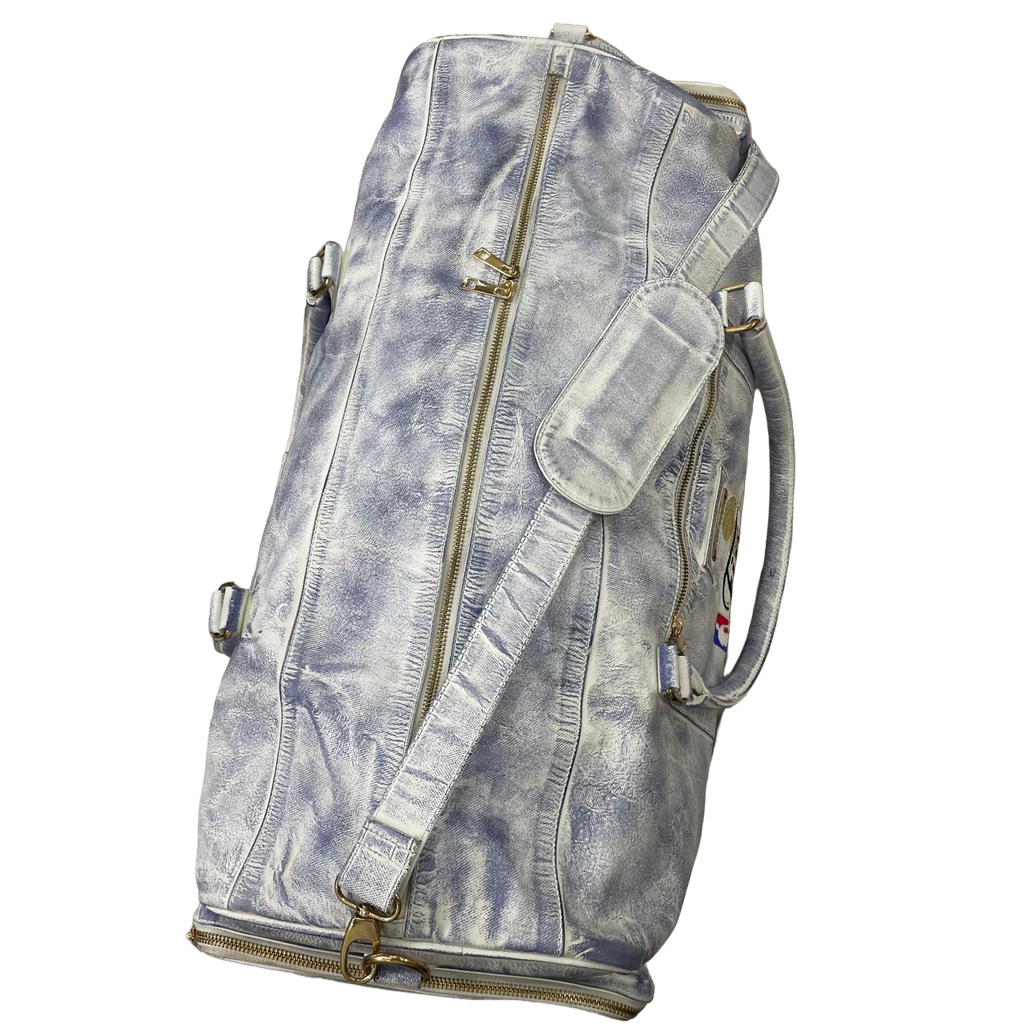 PRE-ORDER! NBA Finals 2026 Waxed Duffle Bag - Knicks Royal