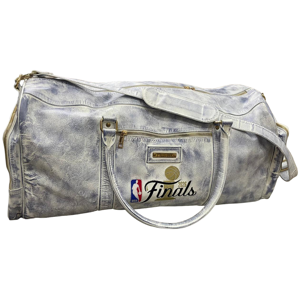 PRE-ORDER! NBA Finals 2026 Waxed Duffle Bag - Knicks Royal