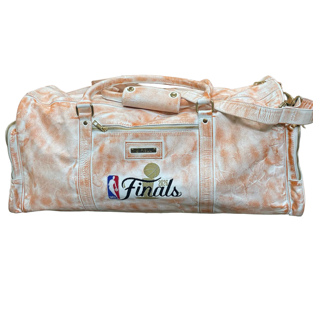 PRE-ORDER! NBA Finals 2026 Waxed Duffle Bag - Knicks Orange