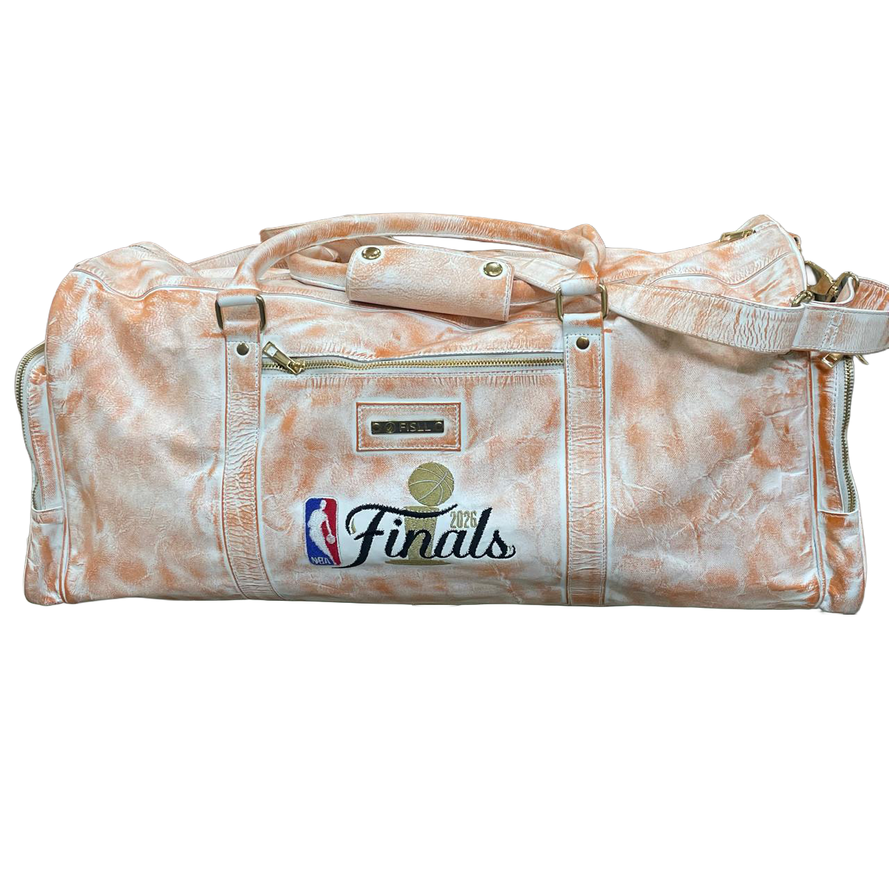 PRE-ORDER! NBA Finals 2026 Waxed Duffle Bag - Knicks Orange