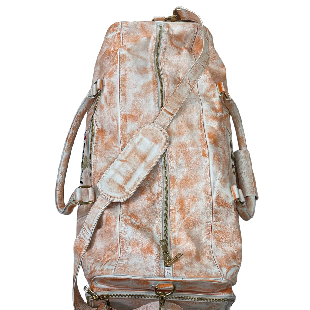 PRE-ORDER! NBA Finals 2026 Waxed Duffle Bag - Knicks Orange