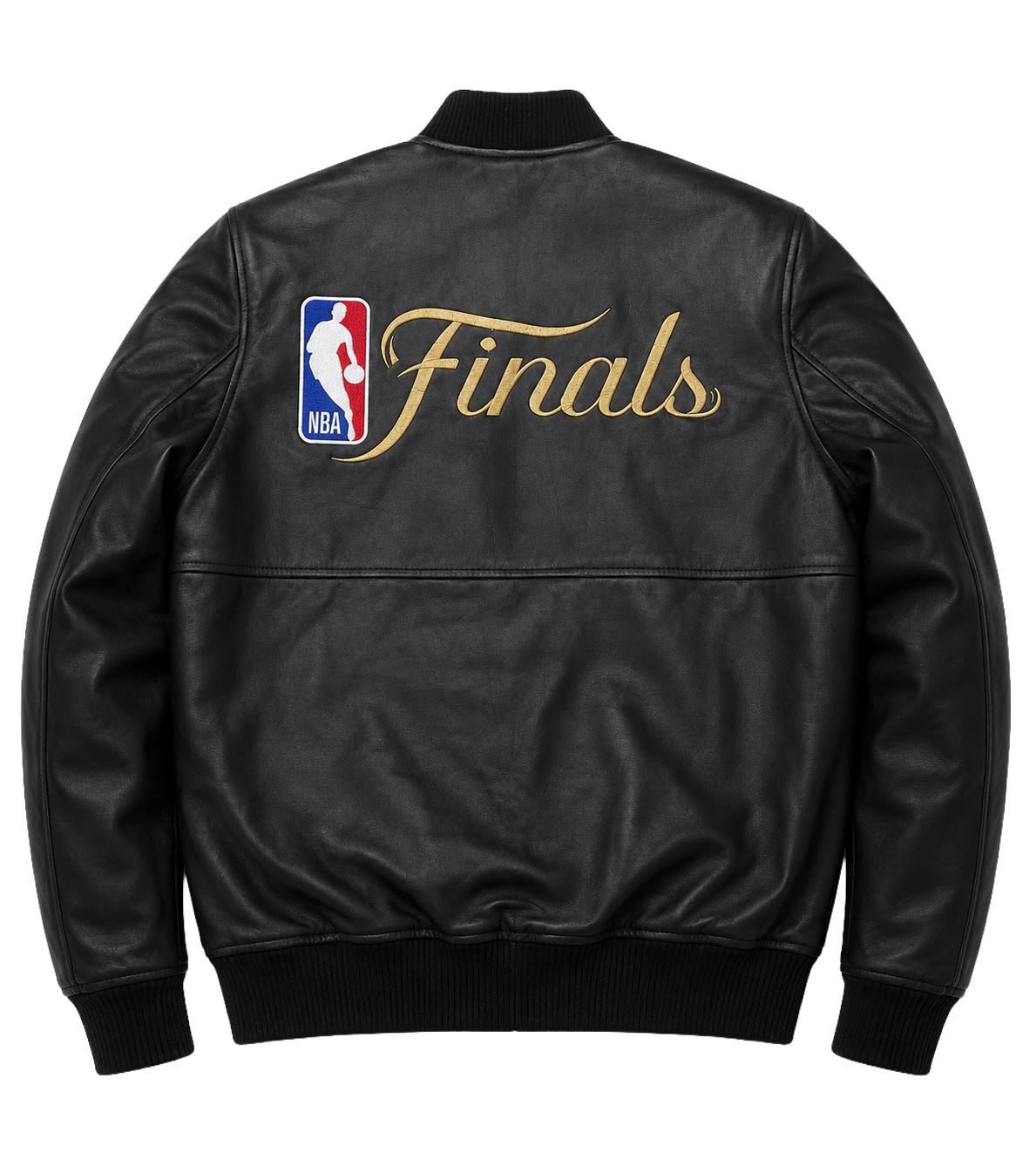 ESPN Finals Leather Jacket - Black