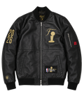 ESPN Finals Leather Jacket - Black