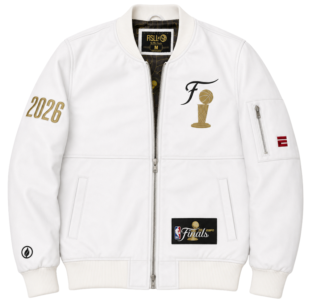 ESPN Finals Leather Jacket - White
