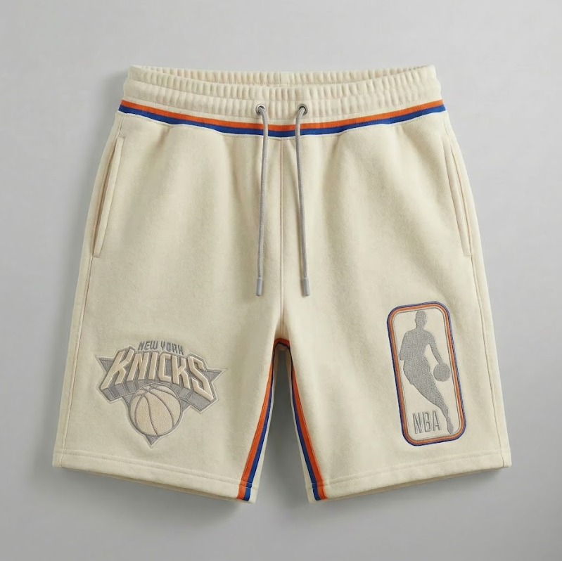 Knicks Shadow Legacy Fleece Short - KNICKS - CREAM