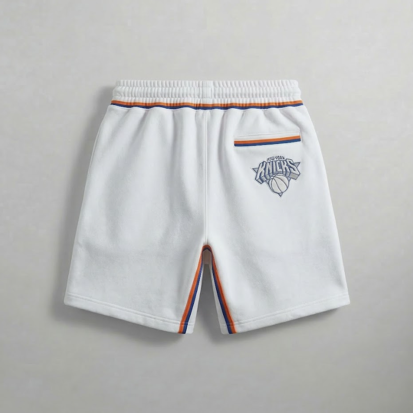 Knicks Shadow Legacy Fleece Short - KNICKS - WHITE