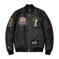 ESPN Finals Leather Jacket - Black