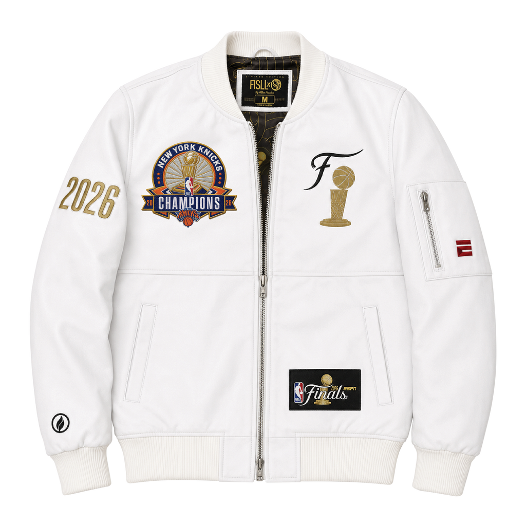 ESPN Finals Leather Jacket - White