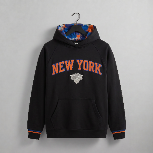 Knicks Shadow Legacy Fleece Hoodie - Black