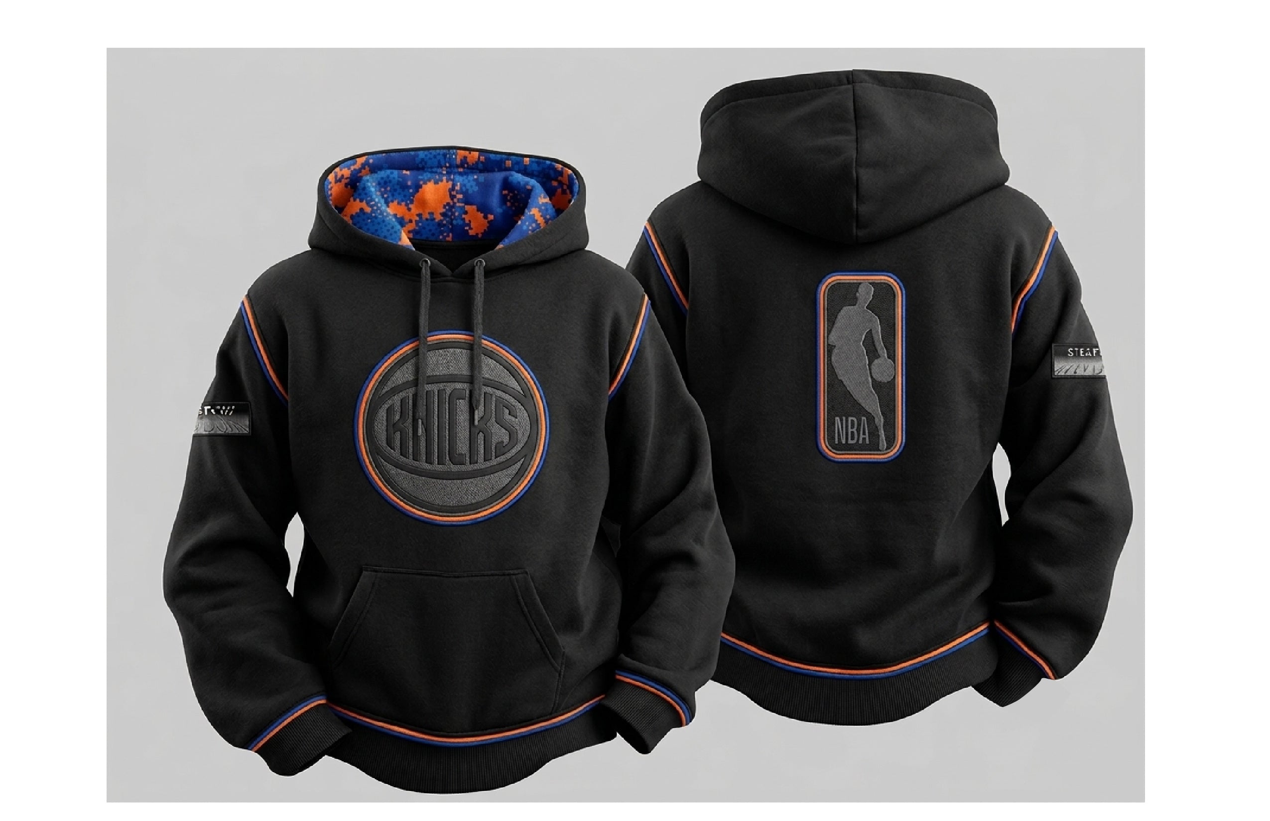 Knicks Shadow Legacy Fleece Hoodie - Black