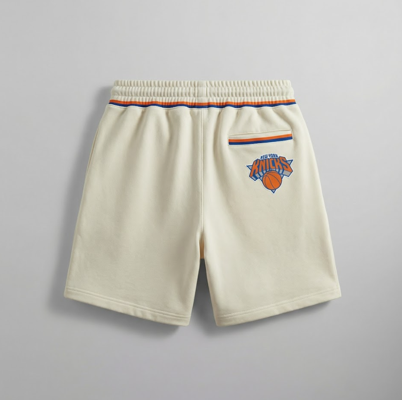 Knicks Shadow Legacy Fleece Short - Cream