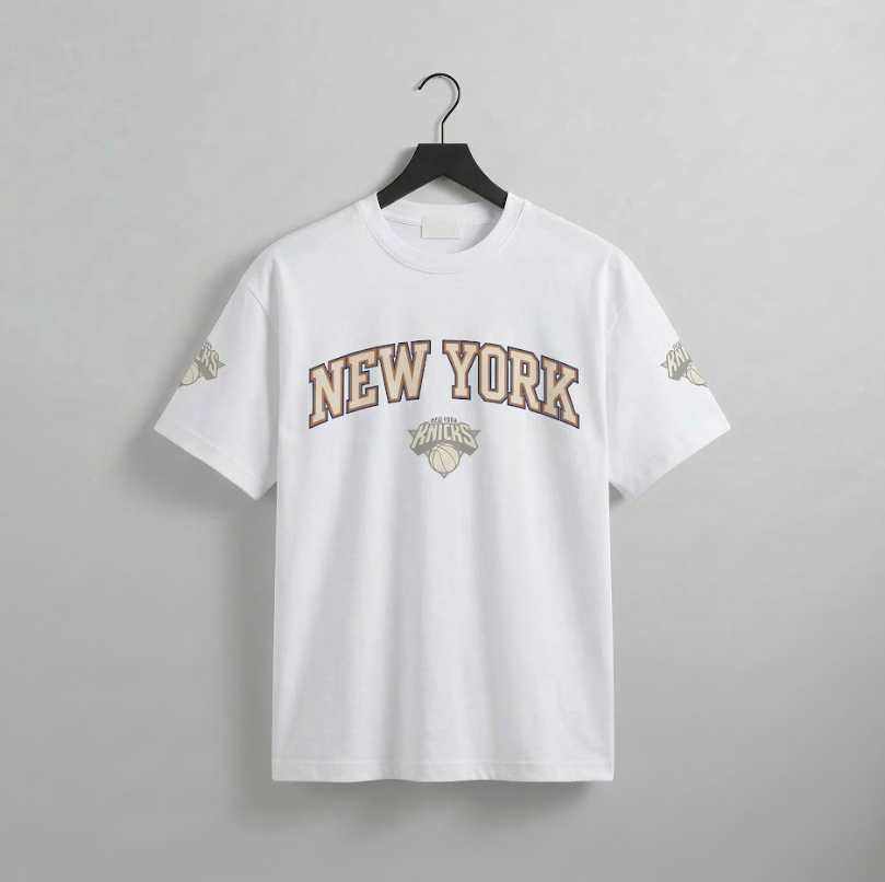 Knicks Shadow Legacy Jersey Short Sleeve Tee - White