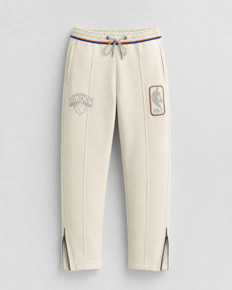 Knicks Shadow Legacy Fleece Pants - Cream