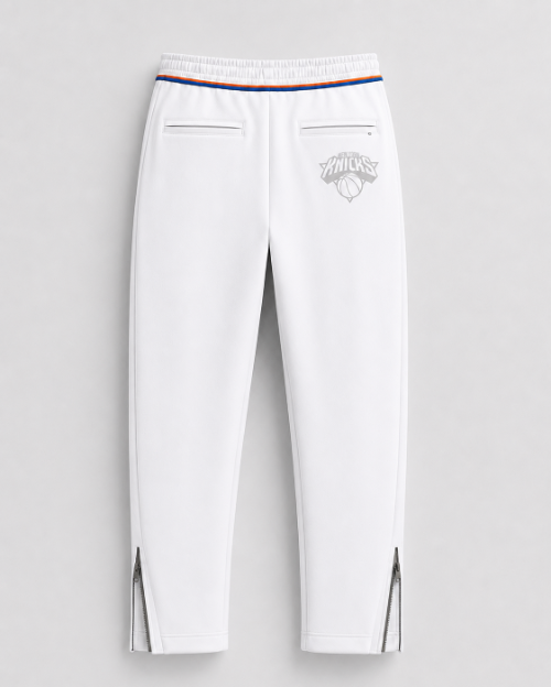 Knicks Shadow Legacy Fleece Pants - White