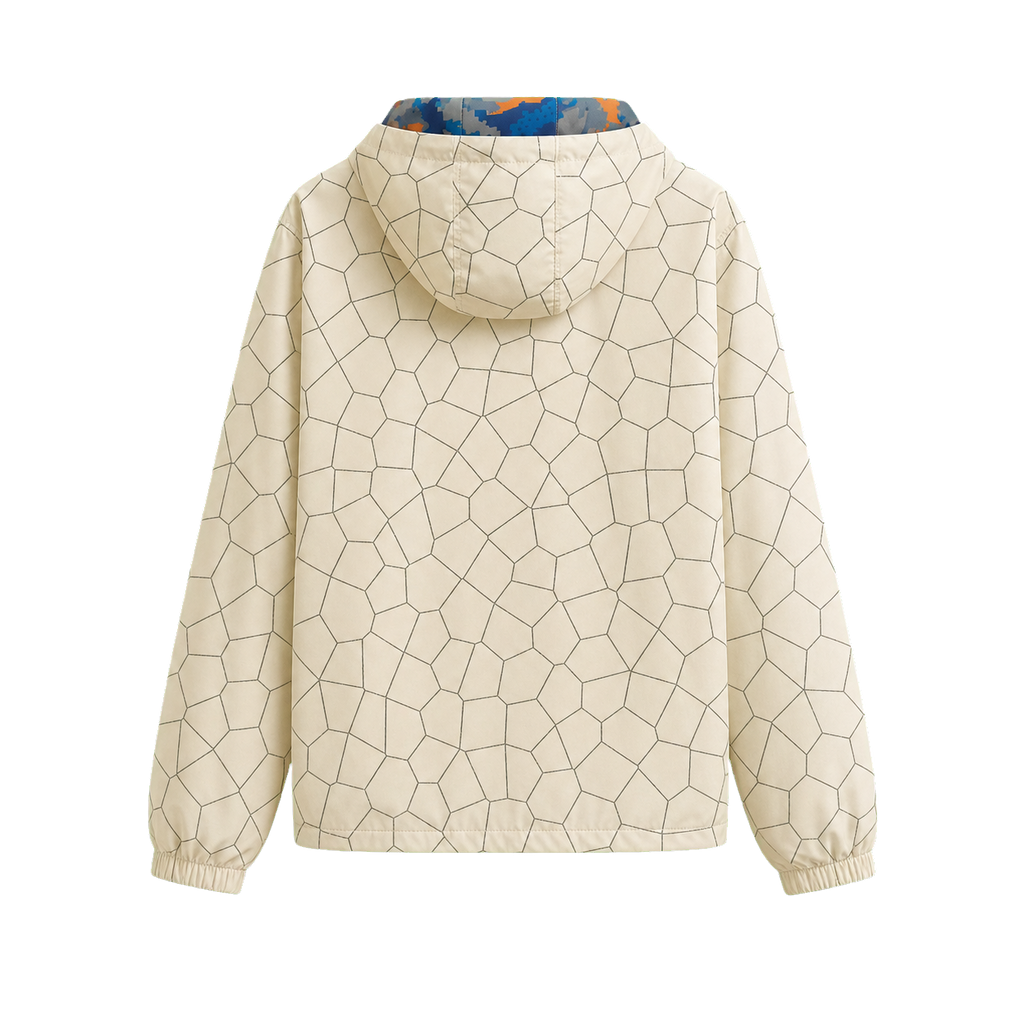 Knicks Shadow  Legacy Digi Camo Print Windbreaker - Cream
